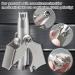 Manual Stainless Steel Nasal Hair Trimmer with Cleaning Brush | Portable Nose & Ear Hair Cutter for Home & Travel - Buy Online on GoSupps.com