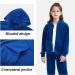 Bobo Bloom Velour Tracksuit for Girls | Hooded Sports Suit | Dark Blue | 5-6 Years - Buy Online on GoSupps.com