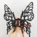 Metal Liquid Butterfly Hair Clip - Large Claw Clip for Thick Hair | Vintage Geometric Barrette for Women and Girls - Buy Online on GoSupps.com