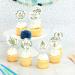 Daimay 32PCS Baby Shower Cupcake Toppers Greenery Baptism Cupcake Picks Floral Leaves God Bless Cross Cupcake Picks Gender Reveal Cake Topper Woodland Jungle Safari Theme Cupcakes Decor - Buy Online on GoSupps.com