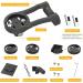 Garmin Bike Mount for Edge 130 200 500 510 520 800 810 820 1000 1030 - Compatible with Wahoo, Bryton, Cateye, Bike Lights and GoPro - Black - Buy Online on GoSupps.com