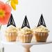 Ercadio 24 Pack Military Emblem Cupcake Toppers Silver Black Air Force Cupcake Picks Army Navy Cake Toppers Air Force Emblem Theme Retirement Birthday Party Cake Decorations Supplies Pattern 5 - Buy Online on GoSupps.com