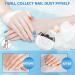 Automatic Nail Clippers with LED Lighting 2-in-1 Cutting and Grinding Professional Nail File 2 Speeds Electric Nail Trimmer Safety Fingernail Cutter Portable Nail Scraps Storage for Baby Kids Adults White - Buy Online on GoSupps.com