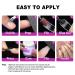 500PCS Medium Almond Shaped Clear Acrylic Nail Tips - Full Cover Press on Nails for DIY Nail Art | 10 Sizes - Buy Online on GoSupps.com