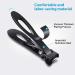 Mudder 2 Pieces Oversized Thick Nail Clippers for Toenails and Fingernails - Stainless Steel Wide Nail Cutter for Men, Adults - Black - Buy Online on GoSupps.com