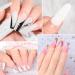 Builder Gels Nail Extension Gel 5 In 1 Pink Strengthening Gel Base Gel Color Gel Nail Polish Foundation Gel Rhinestones Glue Gel For Nail Art (01 Light pink) - Buy Online on GoSupps.com