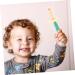 Minkissy Manual Toothbrush Set - 3 Silicone Baby Brushes for Oral Care | Cheetopia Toddler Tooth Cleaning Tool | Nano Material Rotatable Design for Effective Teeth Cleaning - Buy Online on GoSupps.com