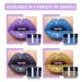 Ibcccndc Glitter Lip Kit - Long Lasting Metallic Gloss Lipstick Set with Lip Primer and Brush | Waterproof & Cruelty Free - 4 Colors Glitter Powder for Lips Art - Buy Online on GoSupps.com