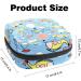 Portable Menstrual Cup & Sanitary Napkin Storage Bag for Teen Girls & Women - Zipper Pocket Play Plane Design - Buy Online on GoSupps.com