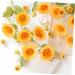 DECHOUS Simulated Sunflower Faux Sunflower Arrangement Sunflower Decor Realistic Sunflower Artifical Flower Arrangement Delicate Sunflower Bouquets Silk Flower Single Flower Yellow Flower - Buy Online on GoSupps.com