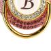 Gold Baby Pacifier Set - Rhinestone Covered Lightweight Pacifier for 6-18 Months - Perfect for Home Use (Letter B) - Buy Online on GoSupps.com