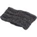 Gigicial Womens Winter Headbands Women Ear Warmer Knit Headband Winter Warm Comfortable Breathable for Shopping Camping Running (Black floral thread) - Buy Online on GoSupps.com
