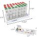 Extra Large Monthly Pill Organizer - 31-Day Medication Organizer with 4 Daily Compartments for International Shipping - Buy Online on GoSupps.com
