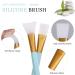 5-in-1 Silicone Face Mask Mixing Bowl Set - DIY Tool with Brushes Spatula & Measuring Devices for Women s Facial Care & Eye Masks - Green - Buy Online on GoSupps.com