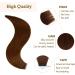 AGMITY Tape in Hair Extensions Human Hair 100% Remy Human Hair Chocolate Brown 50g/pack 20pcs Straight Seamless Skin Weft Tape in Human Hair Extensions(24 inches #4 Chocolate Brown) 24 inch #4 Medium Brown - Buy Online on GoSupps.com