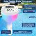 Deprblu Floating Pool Thermometer - Solar Digital with Color Changing Light & Backlit Screen for Spa & Whirlpool Water Temperature - Buy Online on GoSupps.com