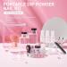 AZUREBEAUTY Dip Powder Nail Kit Starter 4 Colors Clear Pink Glitter Neutral Skin Transparent 12 PCS Dipping Powder Set All Seasons French Nail Art Base Top Coat Activator Liquid Manicure DIY Salon - Buy Online on GoSupps.com