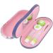 COHEALI Contact Lens Case And Glasses Case Double Glasses Case Contact Lens Case With Mirror Tweezer Remover Purple