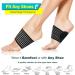 Compression Arch Support Sleeves for Plantar Fasciitis - Cushioned Orthotic Relief for Flat Feet & Achy Feet - Men & Women - Buy Online on GoSupps.com