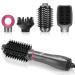 4 in 1 Hair Dryer Brush Set PARWIN PRO BEAUTY Hot Air Styler with 4 Attachments as Hairdryer Hot Air Brush Hair Diffuser Hot Brush for Hair Styling Ionic Care Frizz-Free 1000 Watts Gray