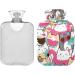 Naanle Cute Cats Hot Water Bottle | 1L Transparent Heat Bottle for Warm & Cold Therapy | Pain Relief for Hands & Feet - Buy Online on GoSupps.com