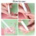 10 White Nail Whitening Pencils with Cuticle Pusher Cap - DIY Manicure Supplies - Buy Online on GoSupps.com