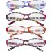 Eyekepper 4 Pack Women's Fashionable Stripe Reading Glasses +2.50 - Stylish Small Readers for International Shipping - Buy Online on GoSupps.com