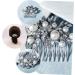 FRCOLOR 1pc Hair Comb Rhinestone Headpiece Women Hairpin Comb Wedding Headpiece for Bride Rhinestone Flower Comb Hair for Women Prom Tiara Bridal Headdress Pearl Light Luxury Alloy Girl - Buy Online on GoSupps.com