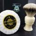 Luxury White Badger Hair Shaving Brush & Premium Shaving Soap - International Shipping Available - Buy Online on GoSupps.com