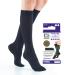 Neo G Travel Compression Socks for Women - Energizing Tired Aching Legs. Perfect Flight Companion Great for Long Periods of Inactivity - Graduated Compression Socks - Black - L