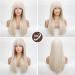 HAIRCUBE Natural White Highlights Straight Wig with Fringe for Women - Daily Wear - Buy Online on GoSupps.com