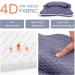 CielClair Bath Pillow for Tub - Ultra Thick Ergonomic Spa Pillow with Neck, Shoulder, and Back Support - 4D Air Mesh Cushion with 6 Non-Slip Suction Cups - Navy - Buy Online on GoSupps.com