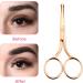 WLLHYF 3 Packs Nose Hair Scissors Rounded Tip Eyebrow Mustache Ear Hair Grooming Trimming Stainless Steel Professional Small Beard Nail Cuticle Eyelashes Beauty Scissors for Men Women Black/Silver/Rosegold - Buy Online on GoSupps.com