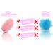 Multifunctional Silicone Body Scrubber Loofah - Soft, Skin-Friendly, Easy to Clean - Scalp Massage Tool - Durable & Hygienic - Ideal for People and Pets - Pink (1 Count) - Buy Online on GoSupps.com