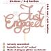 Sotpot 1 Pack Just Engaged Cake Topper Rose Gold Glitter We're Engaged Cake Pick Engagement Party Decorations Bridal Engagement Wedding Cupcake Decoration Party Supplies - Buy Online on GoSupps.com