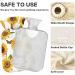 Hot Water Bottles with Watercolor Sunflower Cover - 2L Pain Relief & Warmth for Cramps Hands & Feet - Buy Online on GoSupps.com