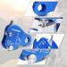 WILDKEN Climbing Ascender Fall Protection Belay Device Climbing Rope Grab for Rock Climbing Mountaineering Tree Arborist Expedition Caving Rescue Aerial Work Blue - Buy Online on GoSupps.com