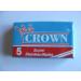 Buy 25 Crown Super Stainless Double Edge Safety Razor Blades Premium Quality for a Smooth Shave | International Shipping Available - Buy Online on GoSupps.com