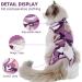 TORJOY Pet Recovery Suit | Abdominal Wound Protection | Cone E-Collar Alternative | Anti-Licking & Skin Disease Relief | Surgical Pajama Onesie for Cats | Soft Fabric | Purple Camouflage | Large - Buy Online on GoSupps.com