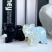 DUQGUHO 2 Pcs Crystal Elephant Decor Natural Black Obsidian Opal Elephant Crystal Statue Stones Cute Crystal Desk Decor Elephant Figurine Gifts for Women Men 1.5" Obsidian & Opal - Buy Online on GoSupps.com