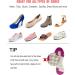 8Pcs Self-Adhesive Non Slip Shoe Sole Protectors for High Heels - Anti Slip Shoe Pads for Leather Shoes - Buy Online on GoSupps.com