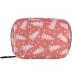 Pfrewn Pill Organizer Case 7 Day Cute Cartoon Axolotl Red Travel Pill Box with Zipper Portable Small Weekly Vitamin Medicine Supplement Holder Pouch Bag