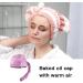 Hair Steamer for Conditioning Soft for Conditioning | Hair Conditioning Avoid Electric Scald Burn for Dyed Curly Straight Hair Dryer Hondony Pink - Buy Online on GoSupps.com