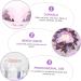 POPETPOP 1pc Nail Art Crystal Cup Glass Container with Lid Nail Powder Dish Nail Monomer Liquid Bowl Glass Nail Dish Transparent Nail Polish Crystal Nail Art Cup White Crystal Cup Bowl Care 5.5x5.5cm Pink - Buy Online on GoSupps.com