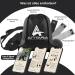 Buy Antara Resistance Bands Set | Fascia Ball & Foot Stretcher | Fabric Terrabands & Massage Ball with Gym Bag | Ideal for Strength Training Physical Therapy Yoga - Ships Internationally - Buy Online on GoSupps.com