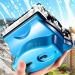 Double-sided Window Glass Cleaner Wiper Magnetic Cleaning Tools Useful Surface Cleaning Brush for High-rise Double Glazed Windows Thickness (Color : Blue)