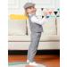 Mintgreen Herringbone Tweed Suit Set for Baby Boys | 4pcs Wedding Outfit | Darkgray | 3-4 Years - Buy Online on GoSupps.com