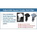 JSP Manufacturing Black Plastic Pontoon Boat Square Rail Fender Adjuster Clip 4 Pack - Buy Online on GoSupps.com