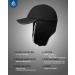 Gisdanchz Winter Baseball Cap with Long Ear Flaps | Woolen Blend | Faux Fur Lined | Black M-L - Buy Online on GoSupps.com