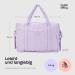 Hylat Baby Changing Bag - Stylish Quilted Diaper Bag for Parents - Purple - International Shipping Available - Buy Online on GoSupps.com
